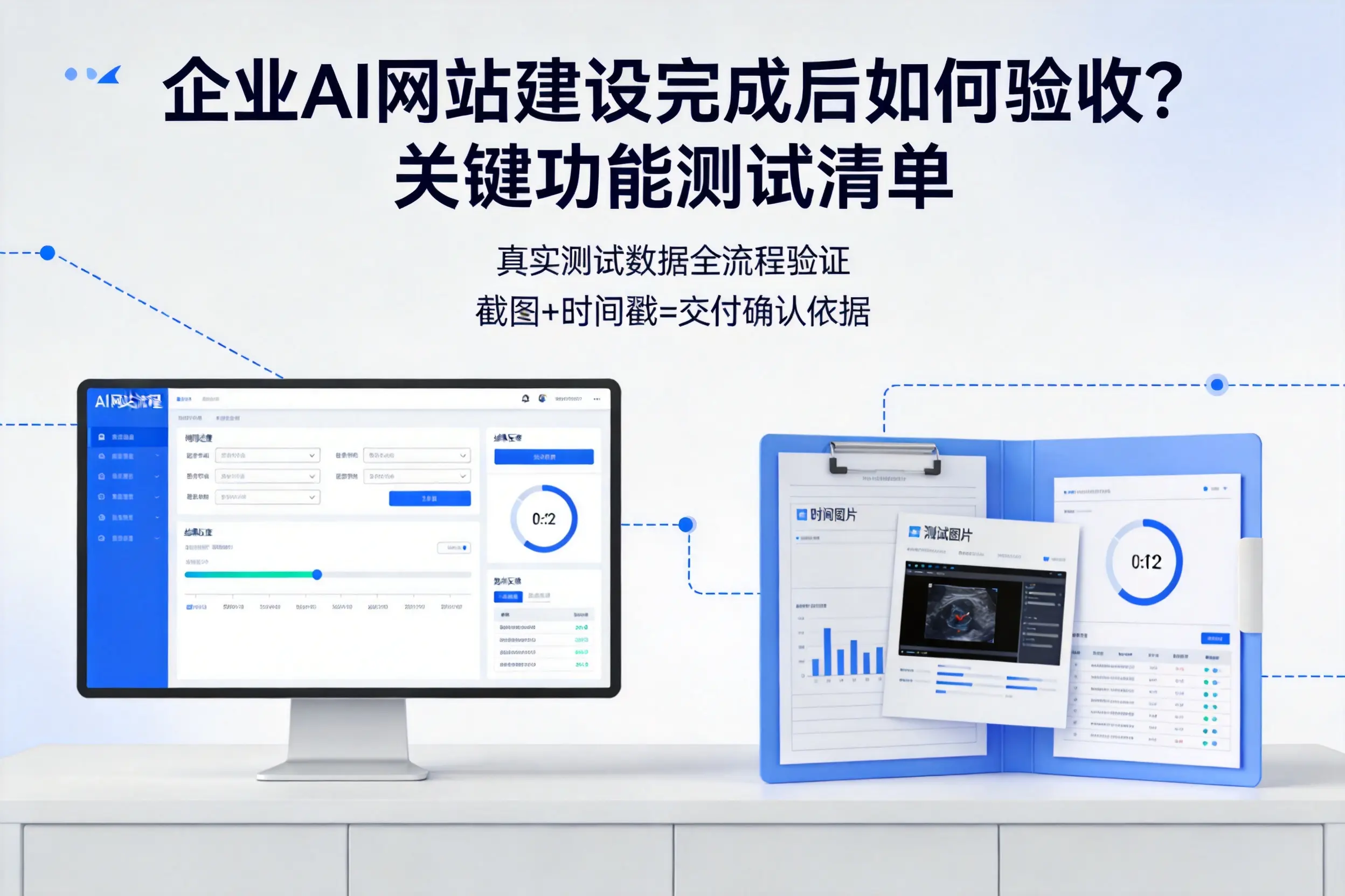 金昌企业AI网站建设完成后如何验收？关键功能测试清单