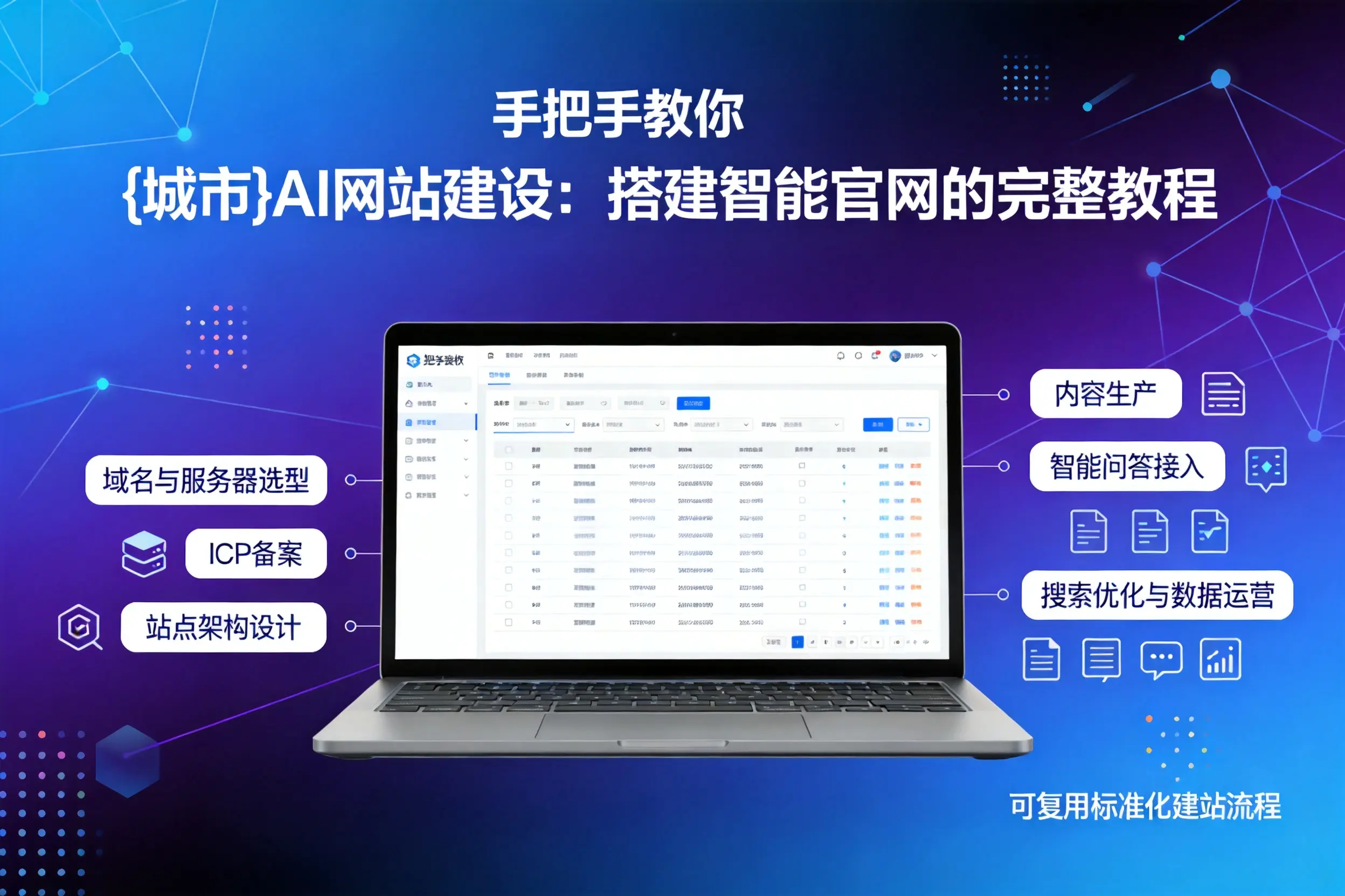 手把手教你金昌AI网站建设：搭建智能官网的完整教程