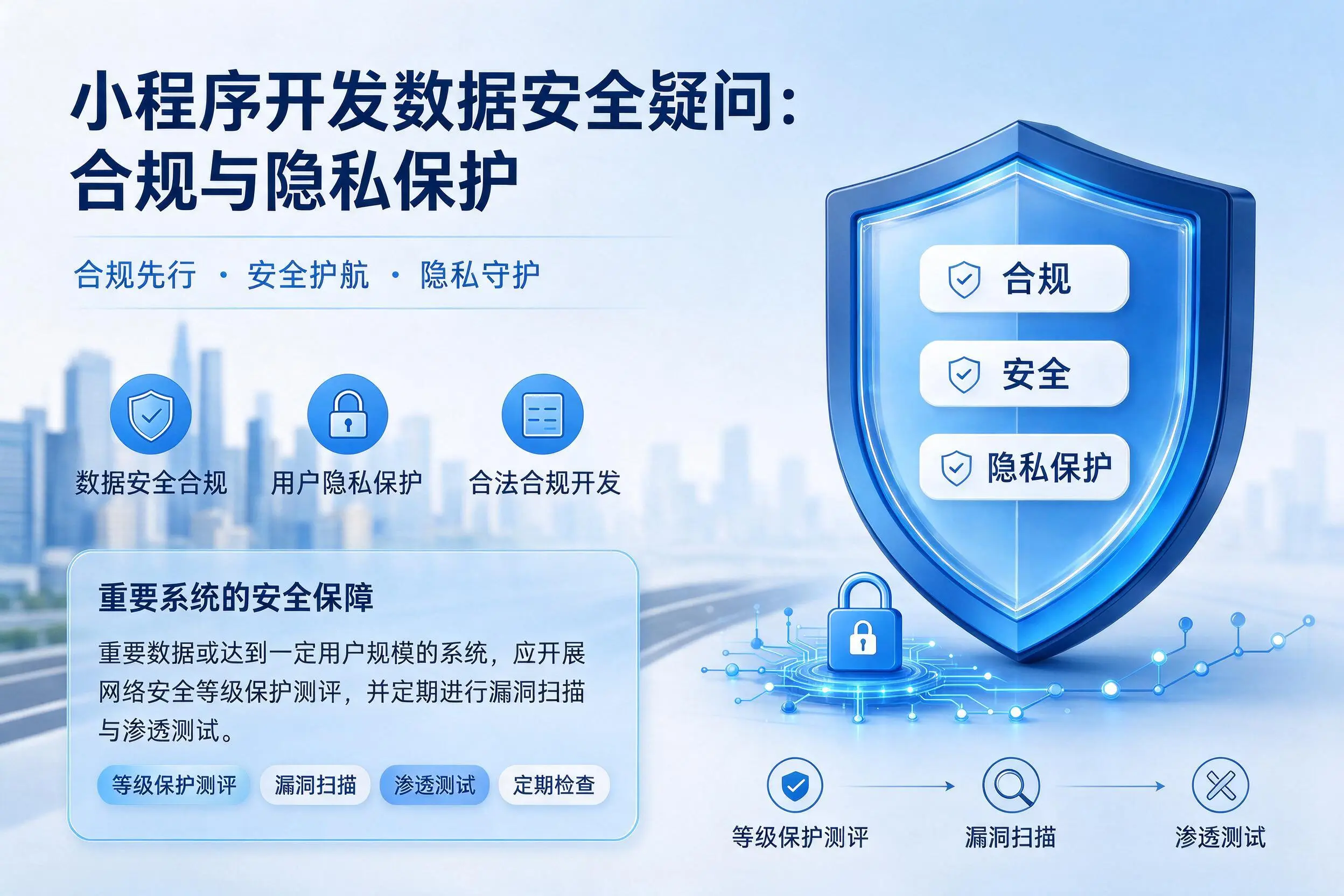 金昌小程序开发数据安全疑问：合规与隐私保护