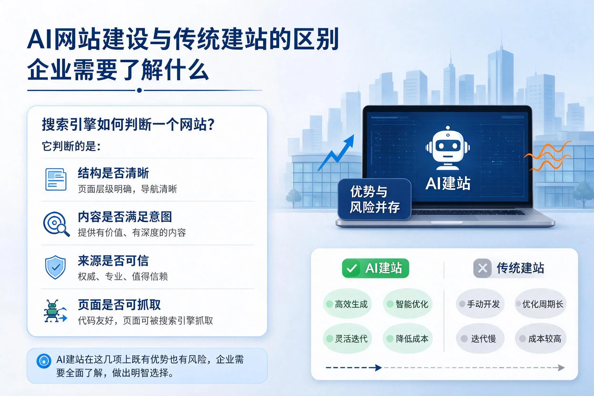 AI网站建设与传统建站的区别,金昌企业需要了解什么