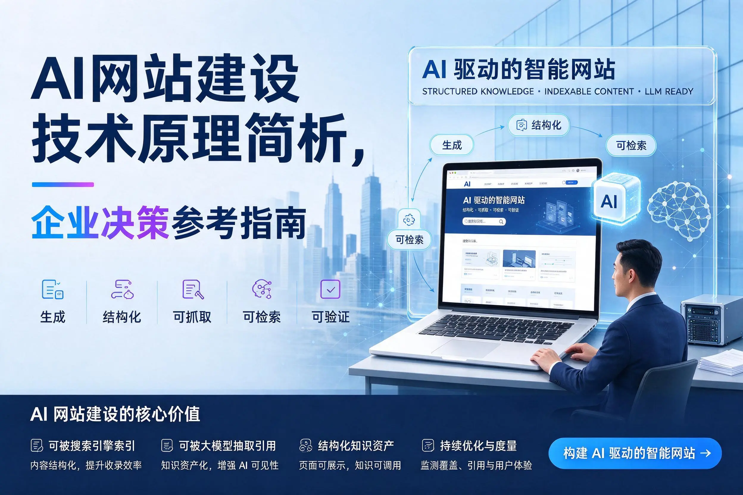 AI网站建设技术原理简析，金昌企业决策参考指南