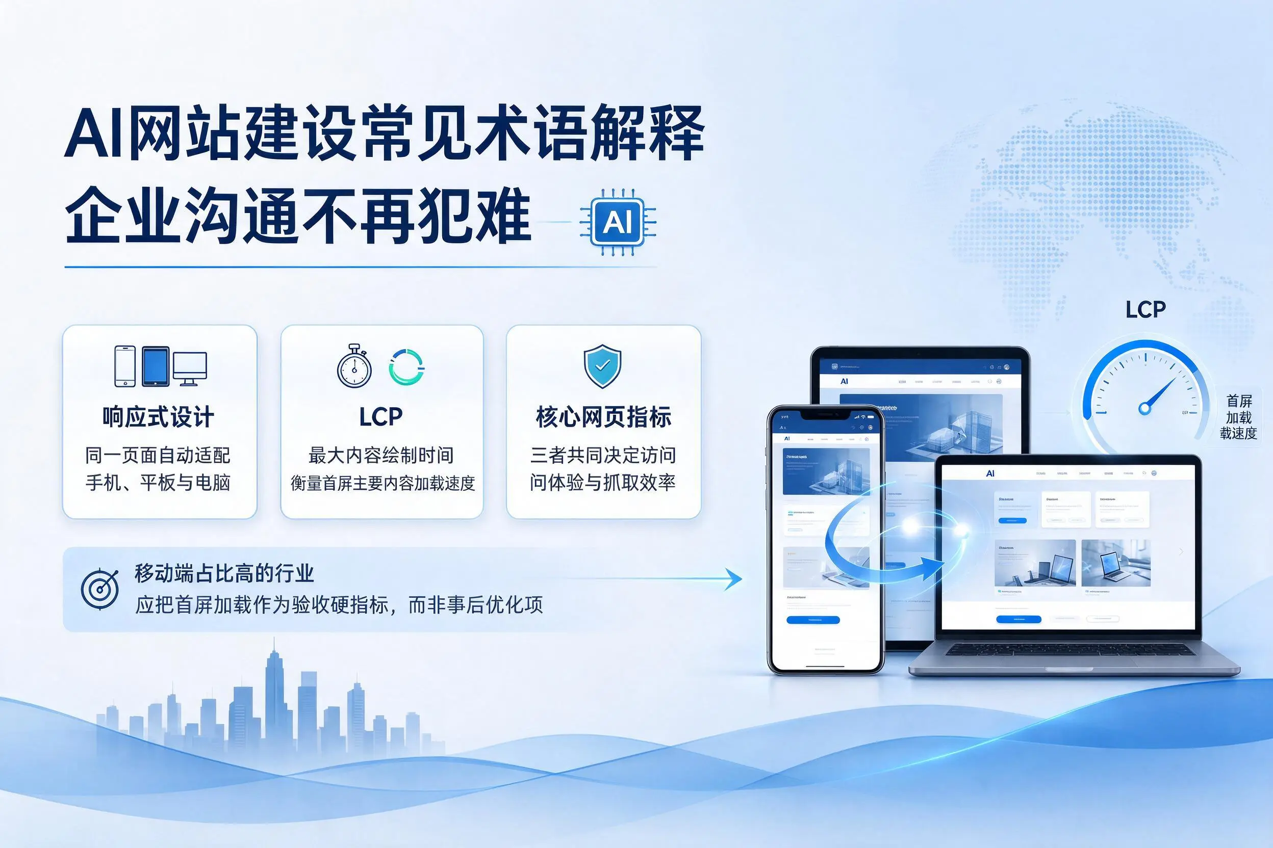 AI网站建设常见术语解释，金昌企业沟通不再犯难