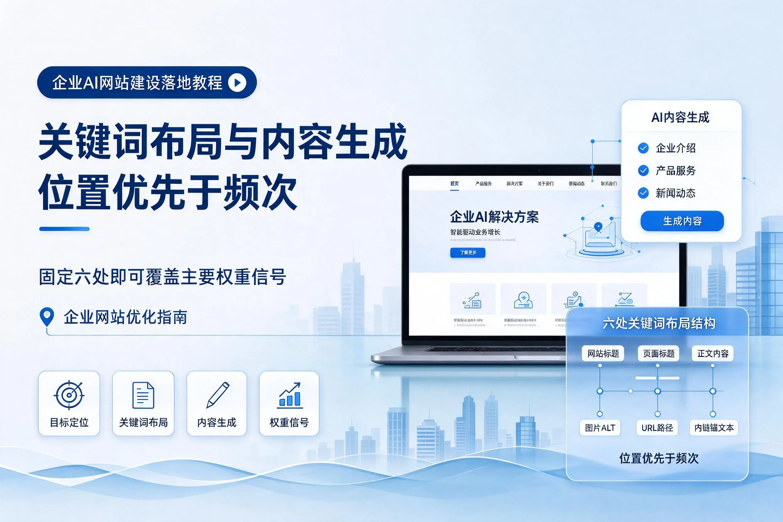 金昌企业AI网站建设落地教程：关键词布局与内容生成