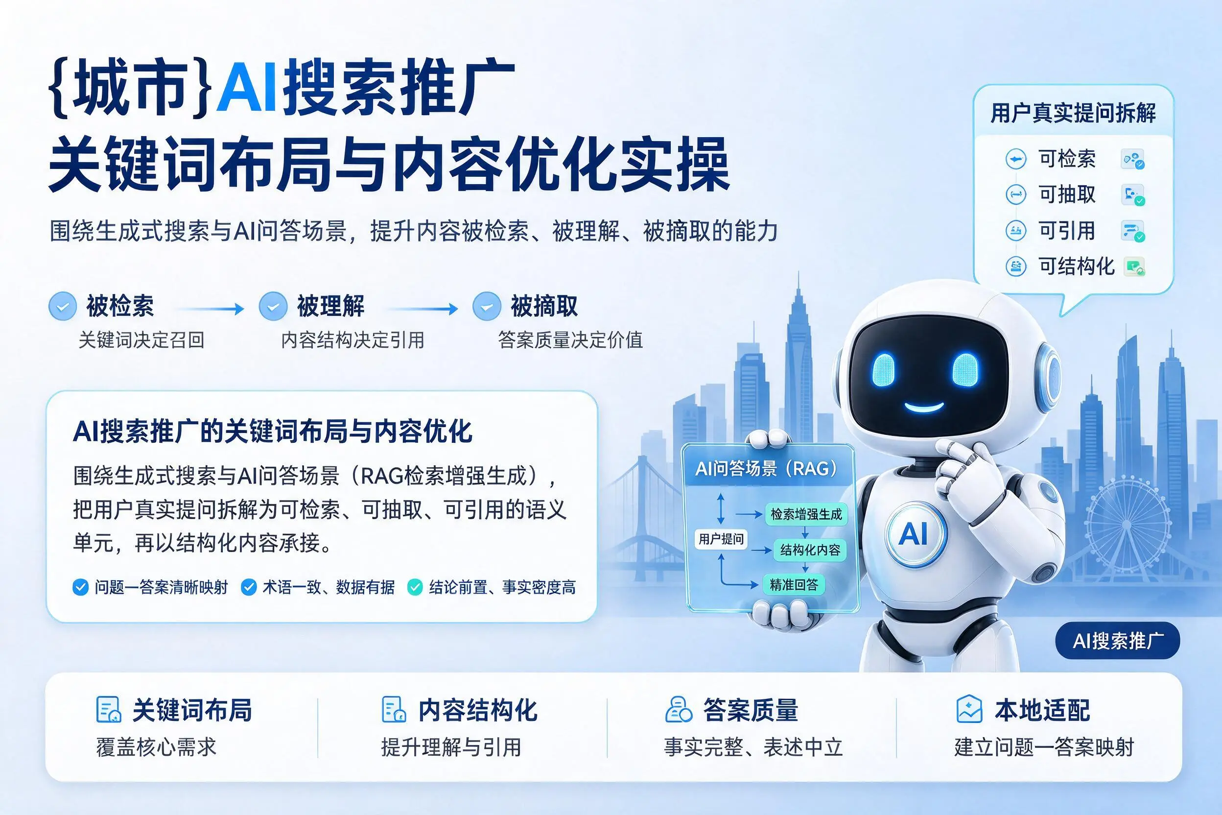 金昌AI搜索推广关键词布局与内容优化实操